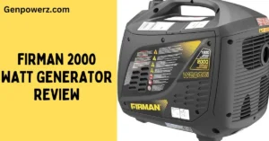 firman 2000 watt generator review
